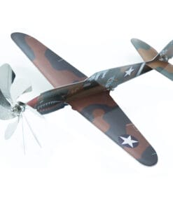 curtiss-p-40m-kittyhawk-gartendekoration-metall