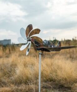 kittyhawk-flugzeug-gartendeko